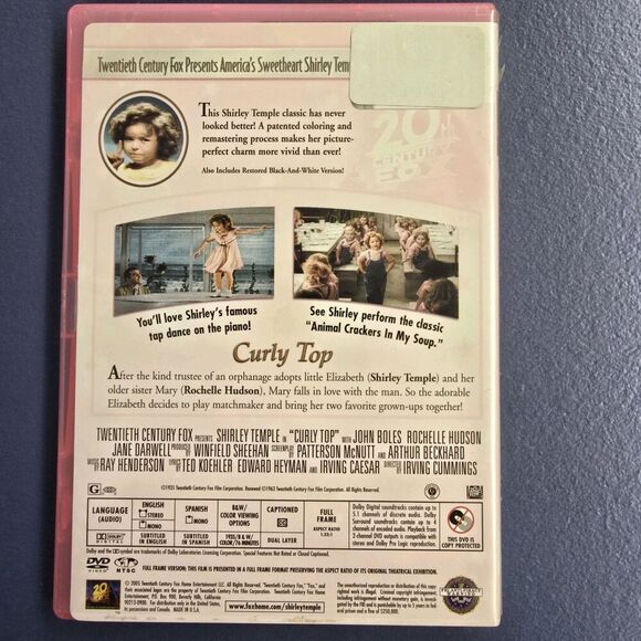 Shirley Temple Classics Collection DVD Box Set Of 3 Shirley Temple's Best Films - Picture 4 of 13